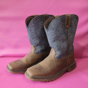 Rocky Cowboy Boots Size 4M 1048
